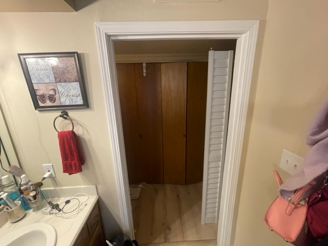 bathroom door entry way