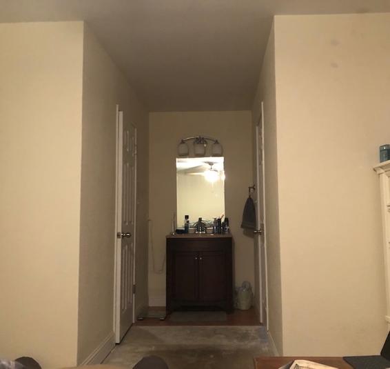 Bathroom prior to remodeling